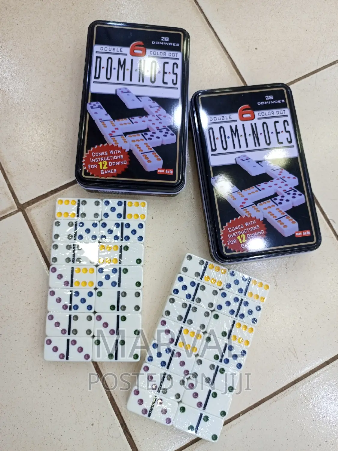 28 PCS Double 6 Dominoes
