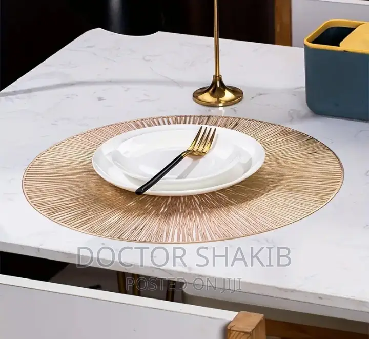 6pcs Multi-Use Golden Table Mat