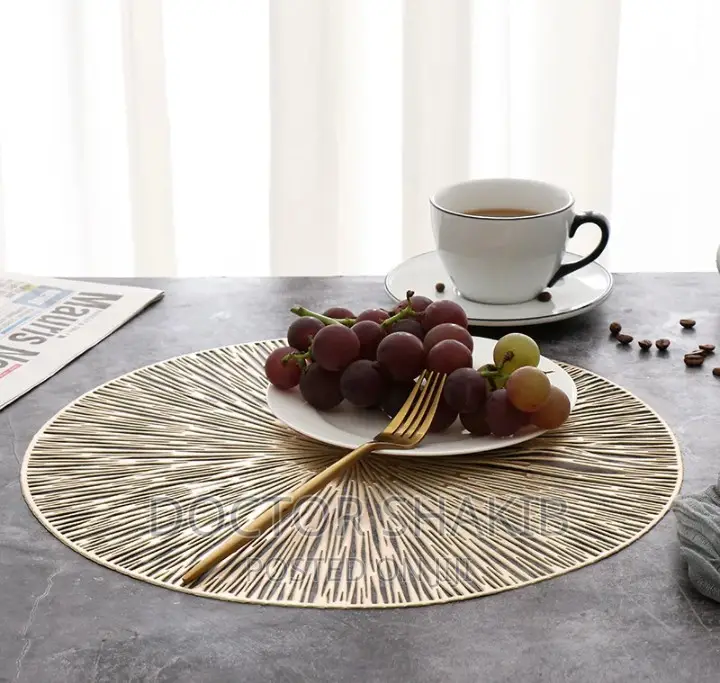 6pcs Multi-Use Golden Table Mat