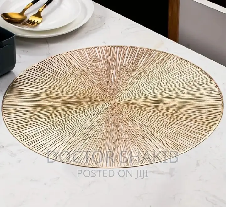 6pcs Multi-Use Golden Table Mat