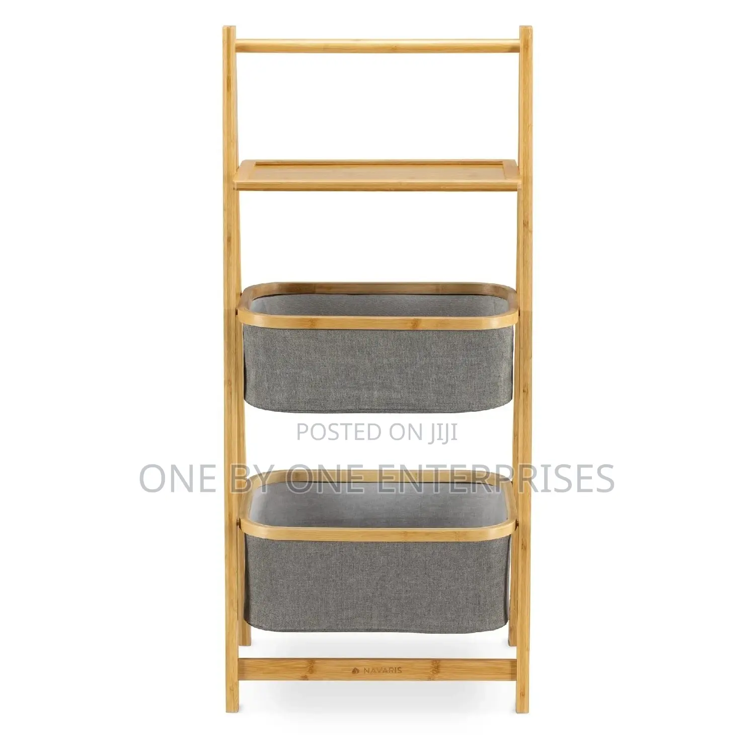 Bamboo Shelf Laundry Baskets