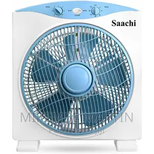 Saachi Box Fan With 3 Speed Control