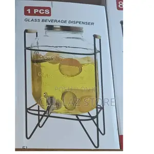 Glass Beverage Dispenser.