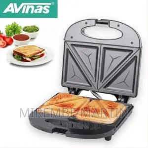 AVINAS 2 Slice Sandwich Maker Non Stick Surface Breadtoaster