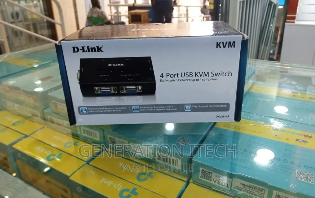 D-Link 4-Port Usb KVM Switch (Dkvm-4u)