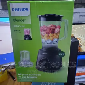 Philips Blender 3000 Series, 550w, Plastic Jar and Pulse