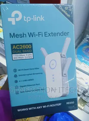 Tp Link Mesh Wifi Range Extender AC2600 Built in Accesspoint