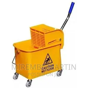 Mop Bucket Side Press Wringer Cleaning Commercial Mop Bucket