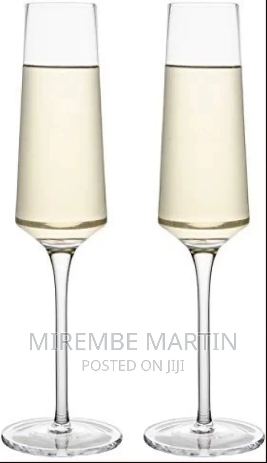 Seamless Tower Sparkling Wine Glasses