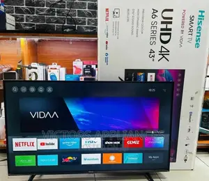 Brand New Hisense 43” A6 Series Uhd4k Smart Tv PWD by Vidaa