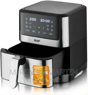 RAF 10L New Digital Touch Screen Stainless Steel Air Fryer-