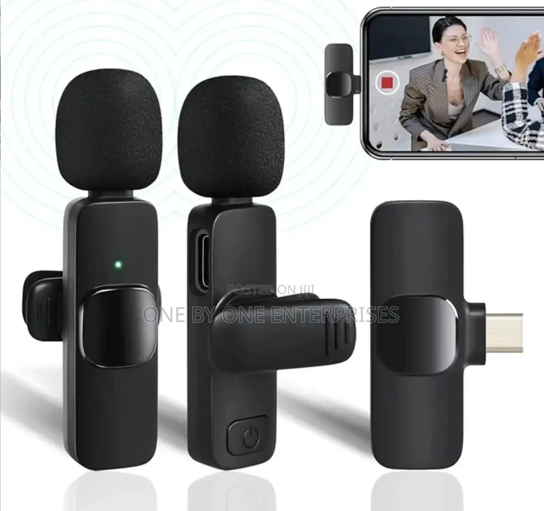 Wireless Lavalier Microphone Type C Mic for Interview