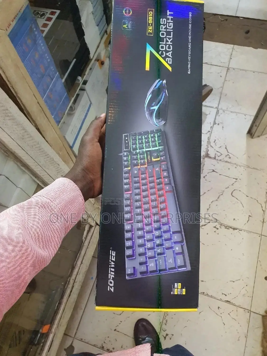 Gaming Keyboard and Mouse Combo-Black