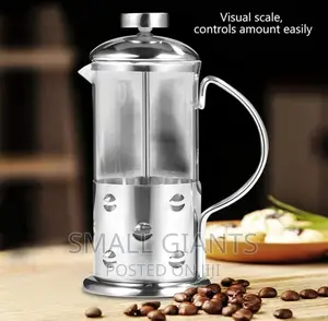 Press Coffee Maker With Stainless Steel Glass Filter