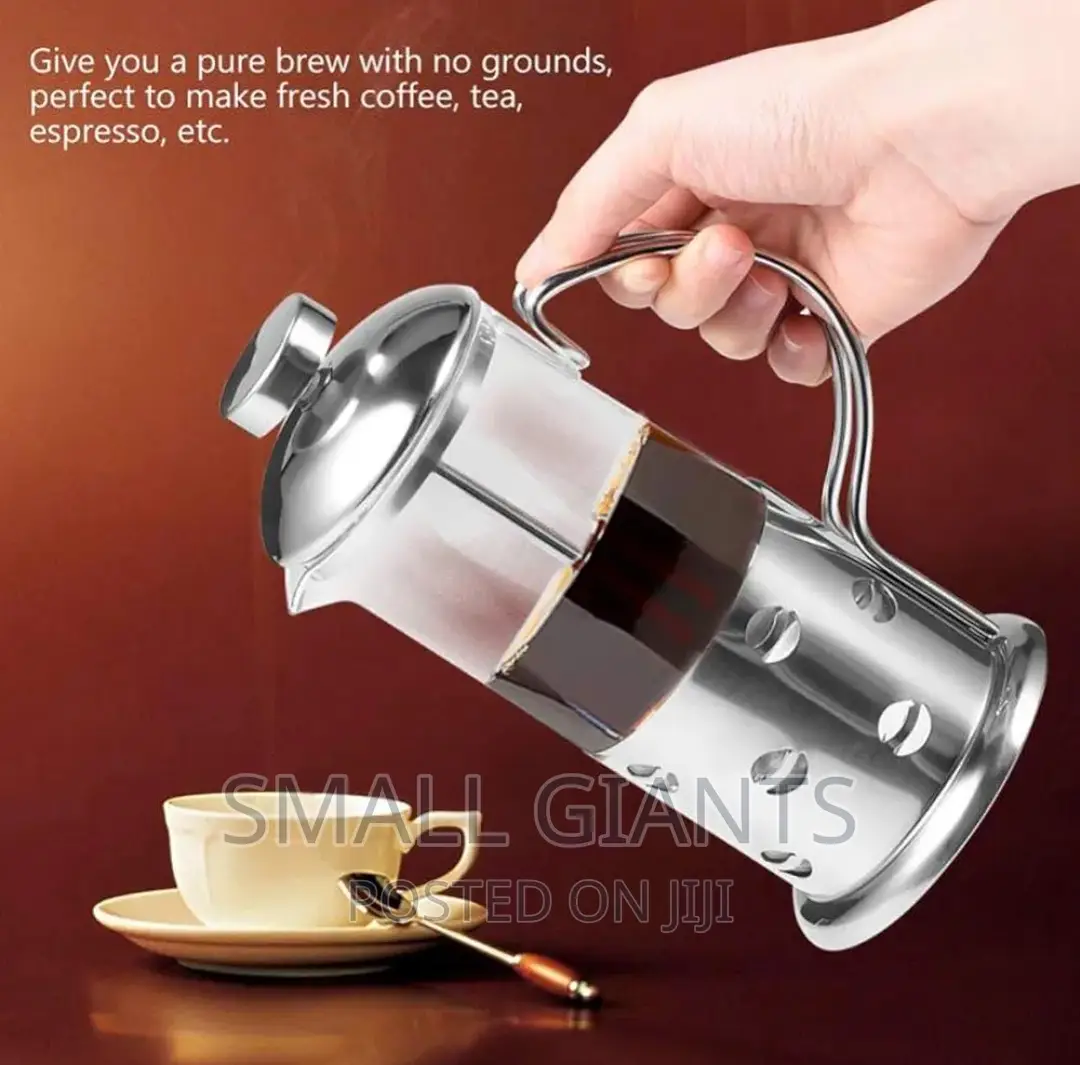 Press Coffee Maker With Stainless Steel Glass Filter