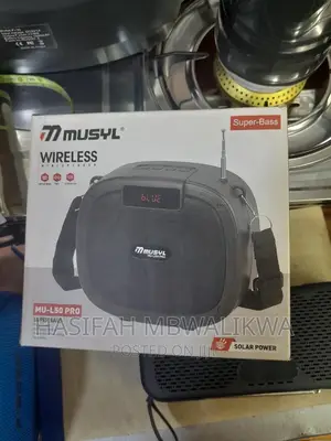 Musyl Wireless / Solar Charged Speaker