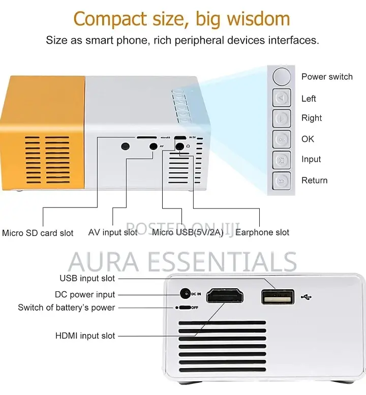 YG 300pro LED Mini Projector