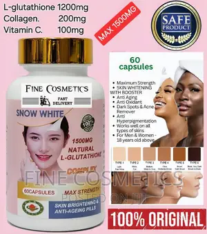 SNOW WHITE Glutathione Skin Brightening Capsules With Vit C