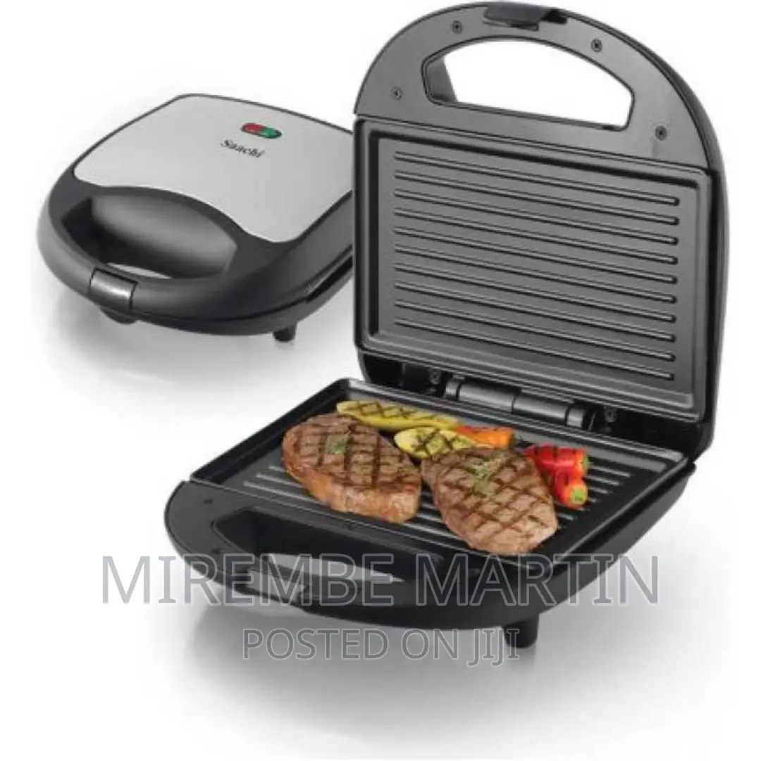 Saachi 2 Slice Sandwich Maker/Grill NL-SM-4659-BK