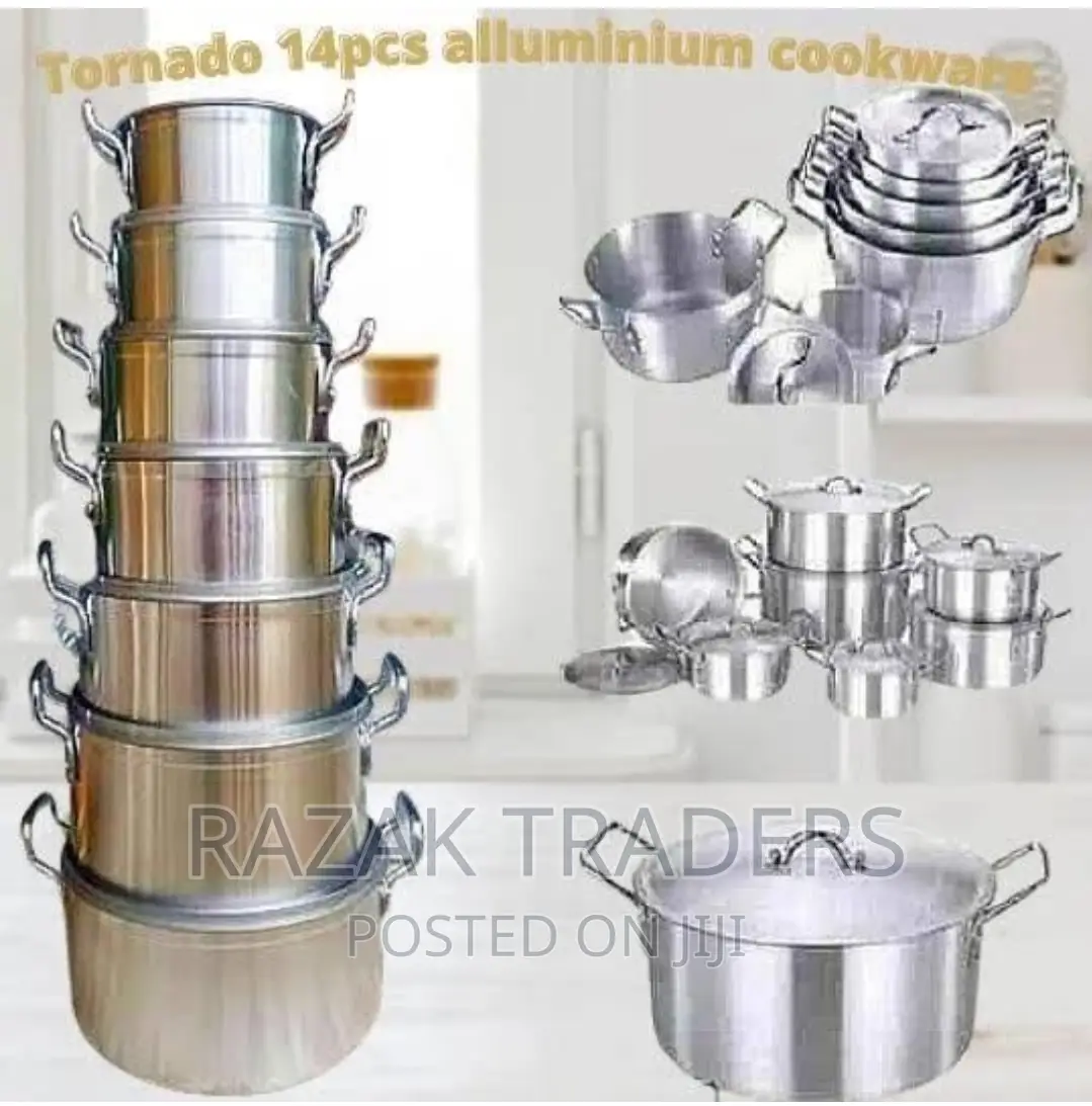 14pc Tornado Aluminium Source Pans