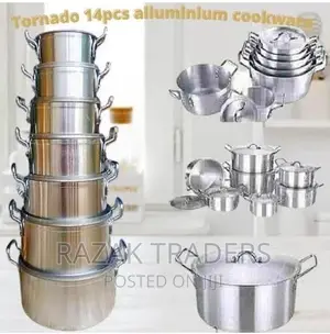 14pc Tornado Aluminium Source Pans