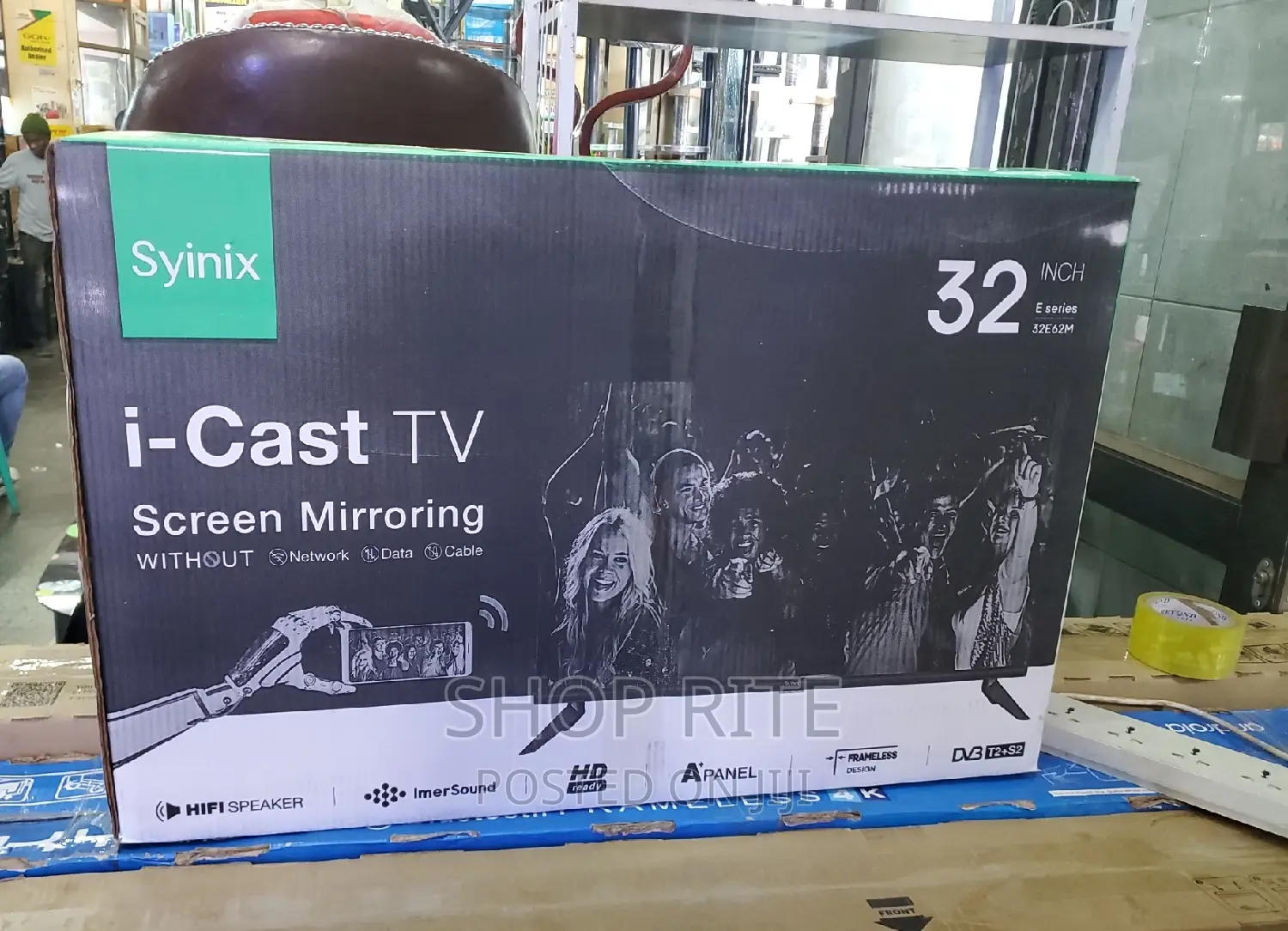 Synix 32inches Smart Led Frameles TVS