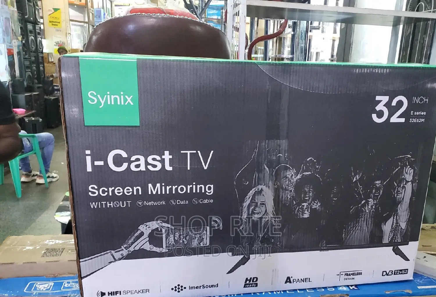 Synix 32inches Smart Led Frameles TVS