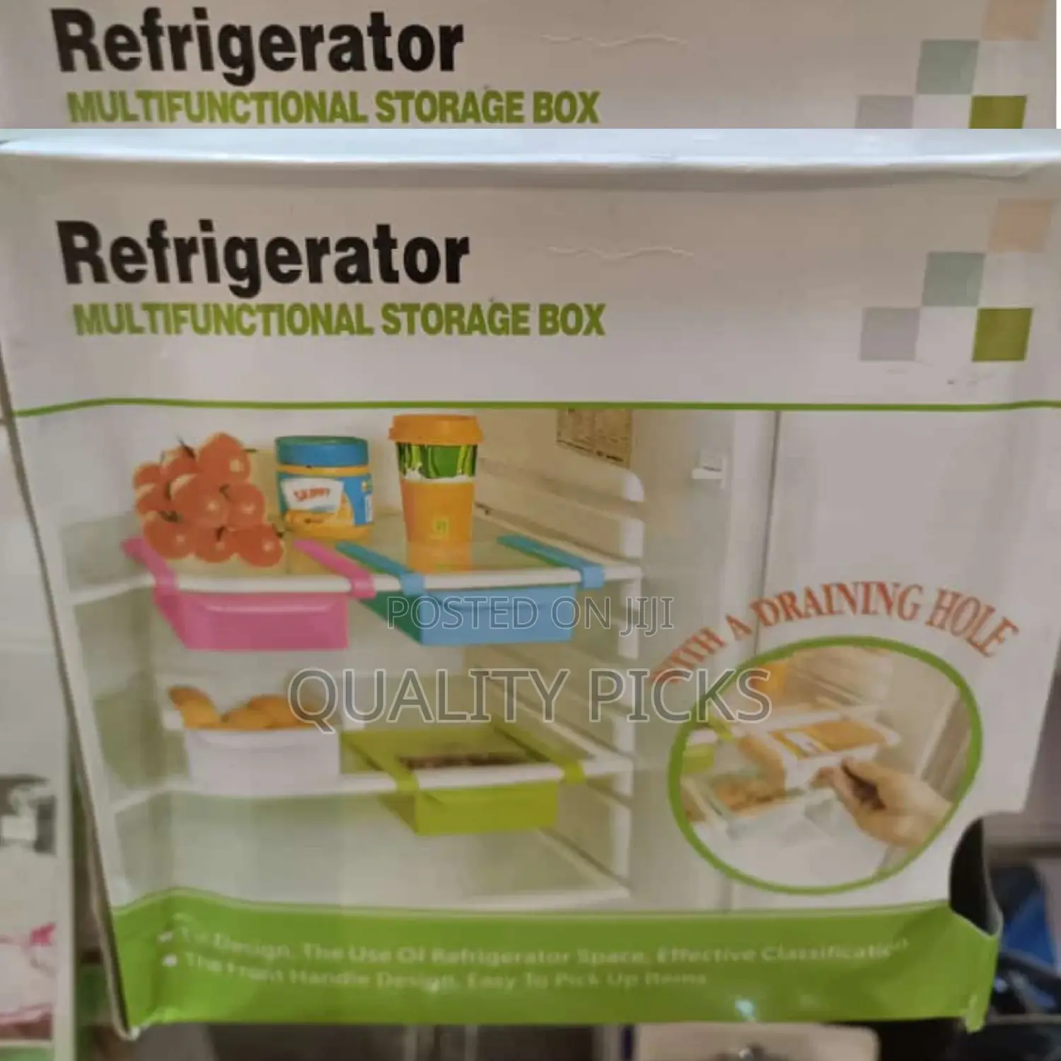 Plastic Refrigerator Storage Box