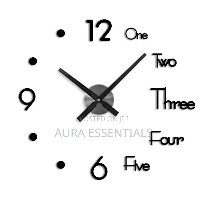 3D Large Luminous Wall Clock