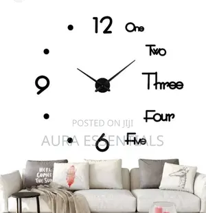 3D Large Luminous Wall Clock