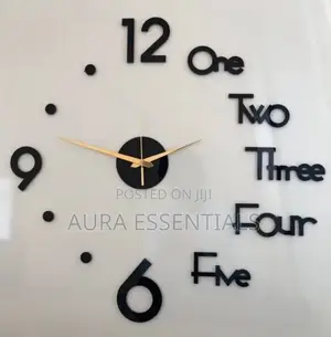 3D Large Luminous Wall Clock