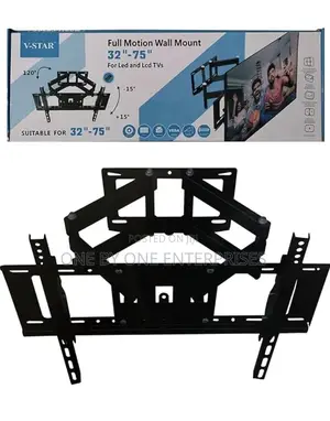 V-Star Full Motion TV Wall Mount 32"-75" Inch .