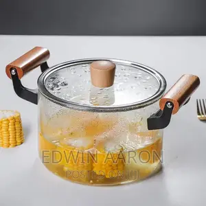 Glass Cooking Pot 2.5ltrs