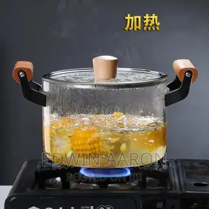 Glass Cooking Pot 2.5ltrs