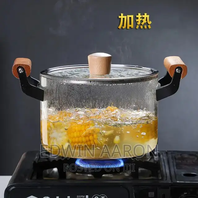 Glass Cooking Pot 2.5ltrs