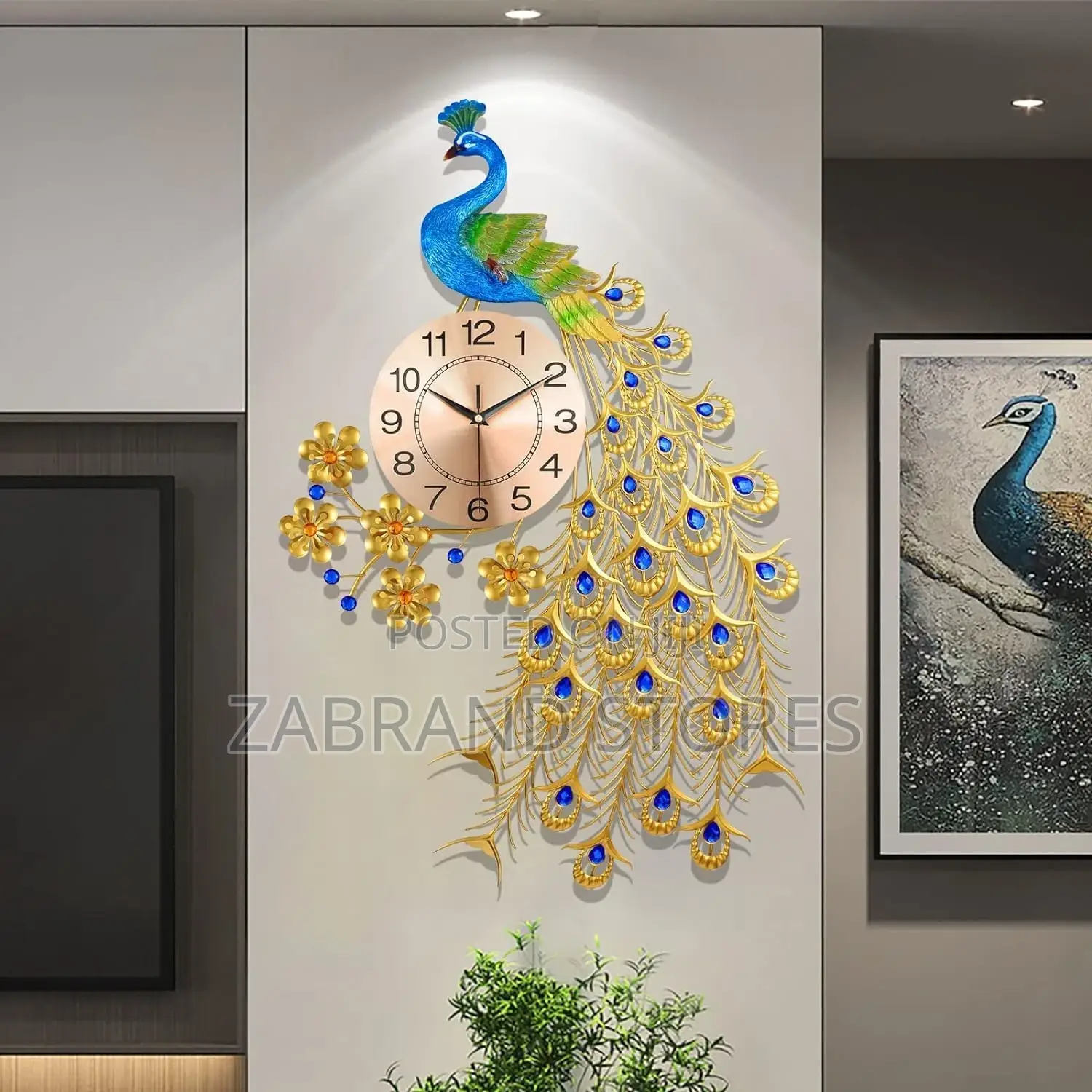 Peacock Wall Clock