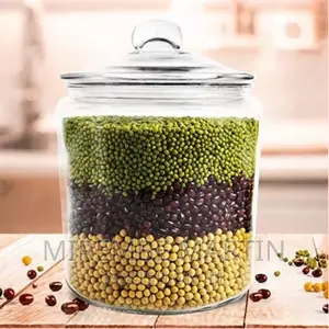 6L Airtight Glass Sweet Cookie Candy Jar