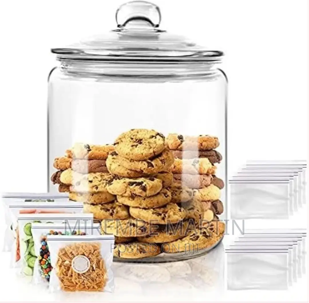 10L Airtight Glass Sweet Cookie Candy Jar