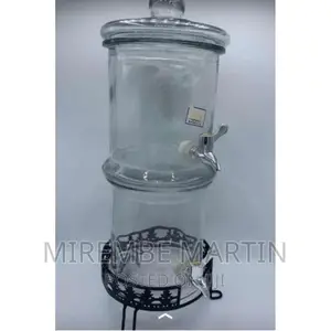 Double Glass Jug Beverage Dispensers Display