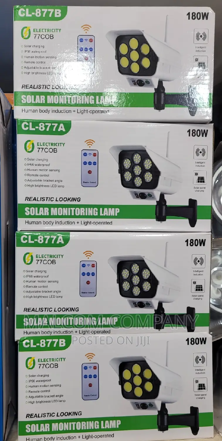 Motion Sensor Security Solar Lights 180w