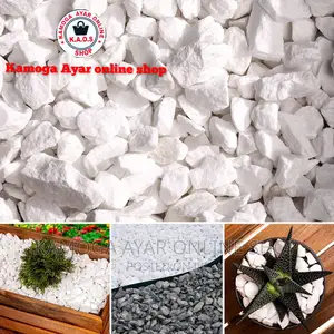 Decorative Broken / Natural Black White Stones