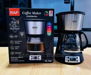RAF 1.5l/11-15cups Electric Coffee Makers \\ 1000w \\ R.130