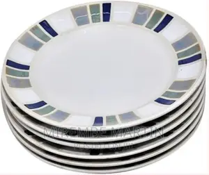 6pieces Blue Designed Side Plates –