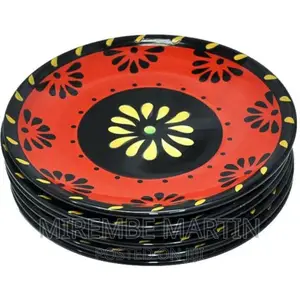 Lightbox
6 Pieces Red Flowered Side Plates