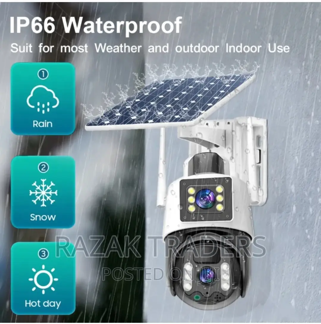 V380 Pro 4G Sim Card Solar CCTV Camera Wireless Outdoor