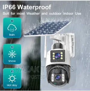 V380 Pro 4G Sim Card Solar CCTV Camera Wireless Outdoor