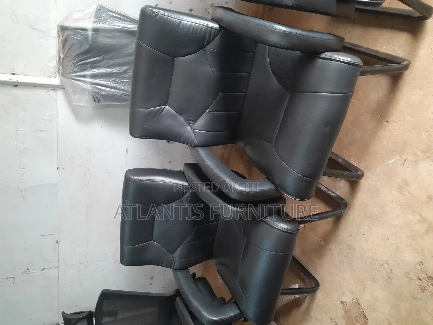 Shot Back and Pure Leather Office Chair.