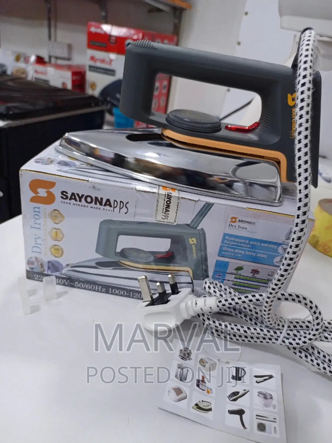 Sayona 3plug Flat Dry Iron