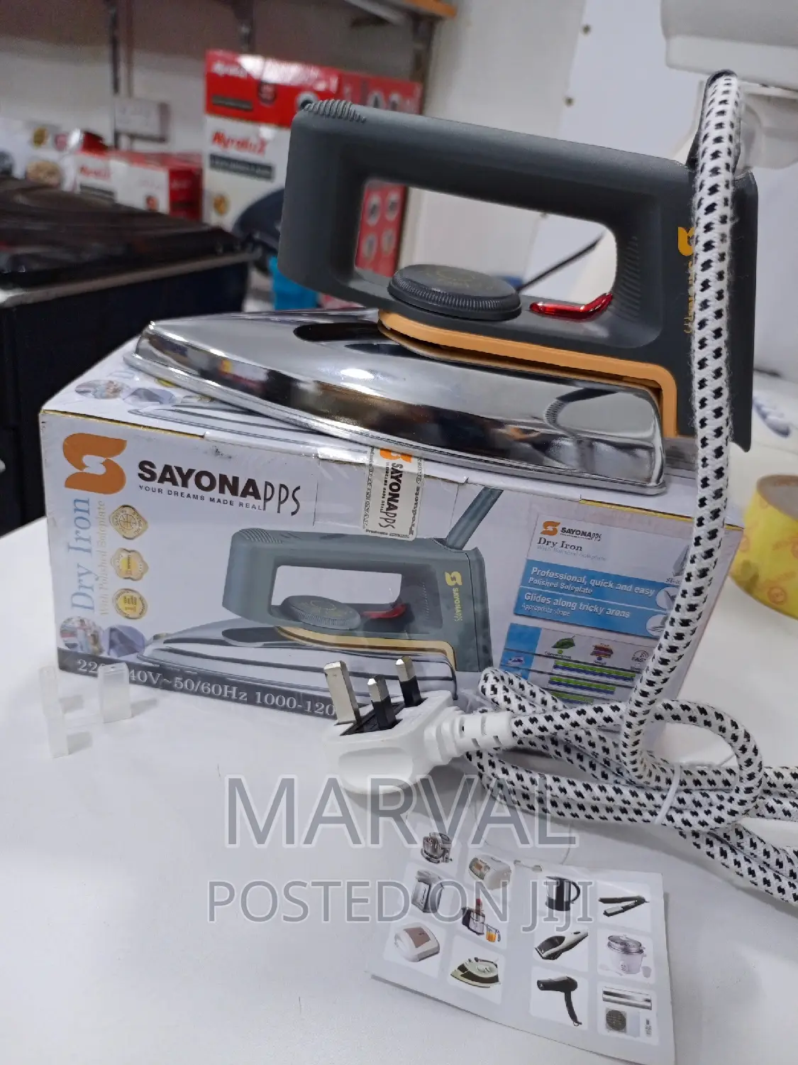 Sayona 3plug Flat Dry Iron