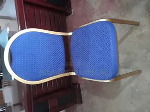 Carved Blue Colour Conference Chairs.